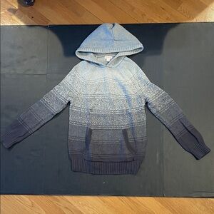 Cat & Jack Blue and Gray Kids Hoodie Sweater